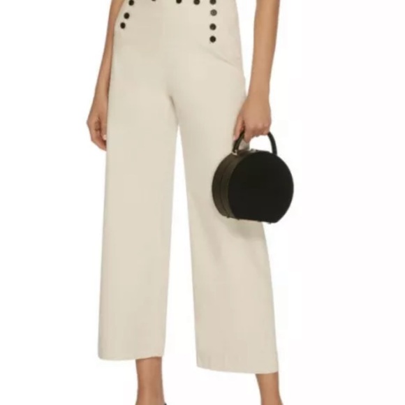 A.L.C. Pierce Crop Wide Leg Crop Twill Sailor Pant size 6 - Picture 5 of 10